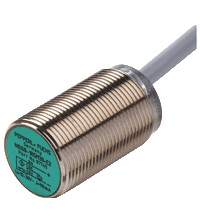 Pepperl&plus;Fuchs Inductive Proximity Metal Barrel Sensor; 18mm; Embeddable; 10-30VDC; NC; PNP; 2m Potted Cable